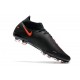 Botas de fútbol de hombre Phantom GT Elite DF AG-Pro Negro Rojo Chile Gris humo oscuro