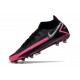 Botas de fútbol de hombre Phantom GT Elite DF AG-Pro Negro Plateado Explosión Rosa