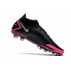 Botas de fútbol de hombre Phantom GT Elite DF AG-Pro Negro Plateado Explosión Rosa