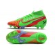 Nike 2021 Mercurial Superfly VII Elite DF FG Verde Rojo