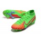 Nike 2021 Mercurial Superfly VII Elite DF FG Verde Rojo