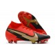 Nike 2021 Mercurial Superfly VII Elite DF FG Rojo Negro Oro