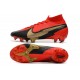 Nike 2021 Mercurial Superfly VII Elite DF FG Rojo Negro Oro