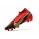 Nike 2021 Mercurial Superfly VII Elite DF FG Rojo Negro Oro