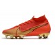 Nike 2021 Mercurial Superfly VII Elite DF FG CR100 Rojo Oro