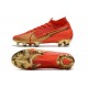 Nike 2021 Mercurial Superfly VII Elite DF FG CR100 Rojo Oro