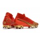 Nike 2021 Mercurial Superfly VII Elite DF FG CR100 Rojo Oro