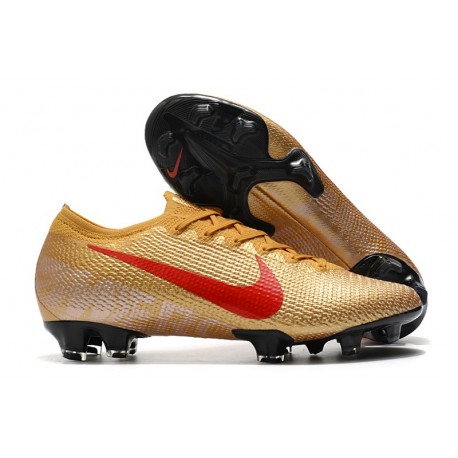 Nike Mercurial Vapor 13 Elite FG ACC Oro Rojo