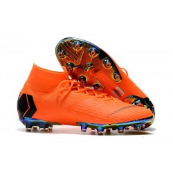 Zapatos de Fútbol Nike Mercurial Superfly 6 Elite AG Naranja Negro