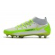 Nike Phantom GT Elite DF FG Fútbol Zapatillas - Blanco Verde