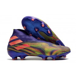 adidas Nemeziz 19+ FG Botas y Zapatilla Tinta Energia Rosa Senal Verde