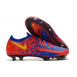 Nike 2021 Zapatillas Phantom GT Elite FG Rojo Azul Amarillo