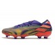 Botas de Futbol adidas Nemeziz 19.1 FG -Tinta Energia Rosa Senal Verde