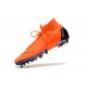 Zapatos de Fútbol Nike Mercurial Superfly 6 Elite AG Naranja Negro