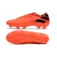 Botas de Futbol adidas Nemeziz 19.1 FG Signal Coral Negro Rojo Gloria