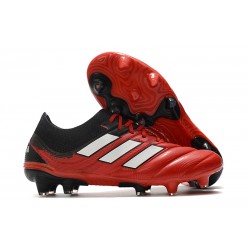 adidas Botas de fútbol Copa 20.1 FG Rojo Blanco Negro