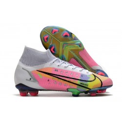 Nike Mercurial Superfly 8 Elite FG Bota Blanco Multicolored