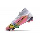 Nike Mercurial Superfly 8 Elite FG Bota Blanco Multicolored