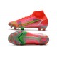 Nike Mercurial Superfly 8 Elite FG Bota Carmesi Plateado Metalizado