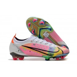 Zapatillas Nike Mercurial Vapor 14 Elite FG Blanco Platino Rosa