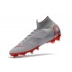 Zapatos de Fútbol Nike Mercurial Superfly 6 Elite AG Gris Rojo