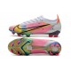 Zapatillas Nike Mercurial Vapor 14 Elite FG Blanco Platino Rosa