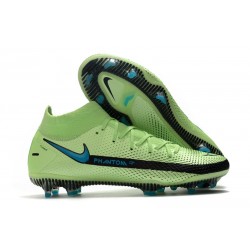 Nike Phantom GT Elite DF FG Fútbol Zapatillas - Verde Negro