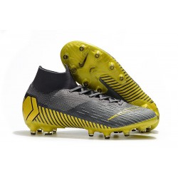 Zapatos de Fútbol Nike Mercurial Superfly 6 Elite AG Gris Oro