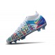 Nike Phantom GT Elite DF 3D FG Zapatillas - Blanco Azul Rosa Amarillo