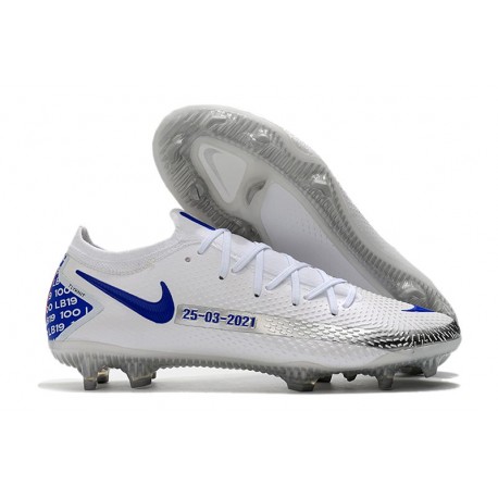 Nike 2021 Zapatillas Phantom GT Elite FG Blanco Azul