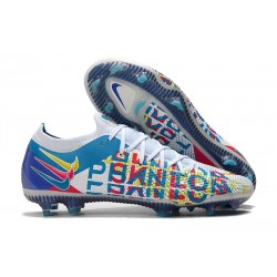 Nike 2021 Zapatillas Phantom GT Elite 3D FG Blanco Azul Rosa Amarillo