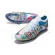 Nike 2021 Zapatillas Phantom GT Elite 3D FG Blanco Azul Rosa Amarillo