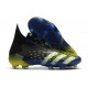 Zapatos adidas Predator Freak+ FG Azul Negro Blanco Amarillo Solar