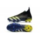 Zapatos adidas Predator Freak+ FG Azul Negro Blanco Amarillo Solar