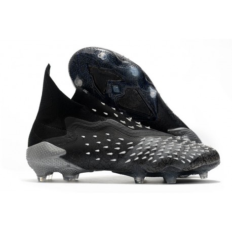 Zapatos adidas Predator Freak+ FG Negro Gris Blanco