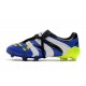 Zapatos de Fútbol adidas Predator Accelerator FG Azul Blaco Amarillo