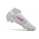 Nike Mercurial Superfly 8 Elite FG Bota Blanco Rojo