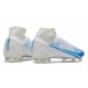 Nike Mercurial Superfly 8 Elite FG Bota Blanco Azul