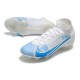 Nike Mercurial Superfly 8 Elite FG Bota Blanco Azul