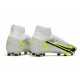 Nike Mercurial Superfly 8 Elite FG Blanco Negro Metálico Plateado