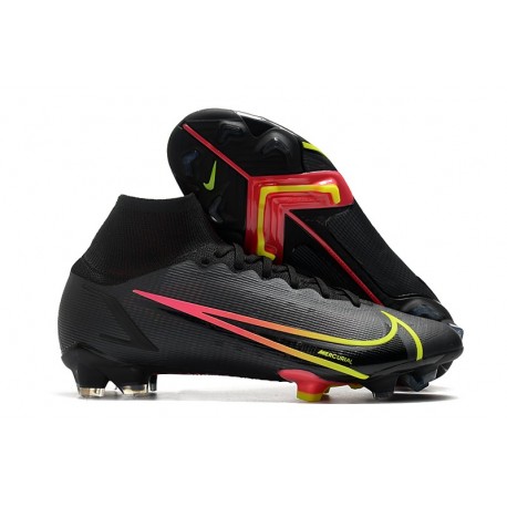 Nike Mercurial Superfly 8 Elite FG Bota Negro Cyber Off Noir