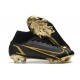 Nike Mercurial Superfly 8 Elite FG Bota Negro Oro