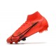 Zapatillas Nike Mercurial Superfly VIII Elite DF FG Rojo Negro