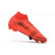 Zapatillas Nike Mercurial Superfly VIII Elite DF FG Rojo Negro