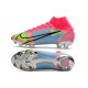 Nike Mercurial Superfly 8 Elite FG Bota Rosa Azul Verde