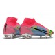 Nike Mercurial Superfly 8 Elite FG Bota Rosa Azul Verde