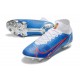 Zapatillas Nike Mercurial Superfly VIII Elite DF FG Azul Blanco Rojo