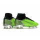 Zapatillas Nike Mercurial Superfly VIII Elite DF FG Verde Plata Negro