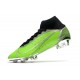 Zapatillas Nike Mercurial Superfly VIII Elite DF FG Verde Plata Negro