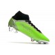 Zapatillas Nike Mercurial Superfly VIII Elite DF FG Verde Plata Negro